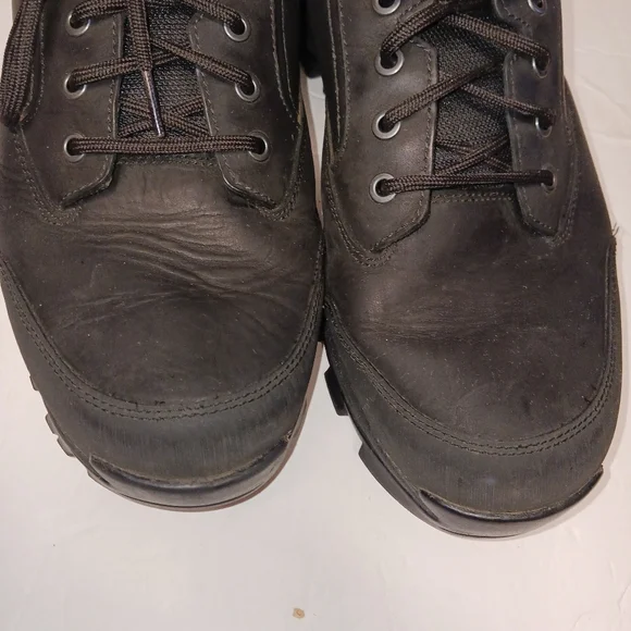 TIMBERLAND MEN'S KEELE RIDGE WATERPROOF LOW HIKER BLACK sz 12 - Picture 2 of 8